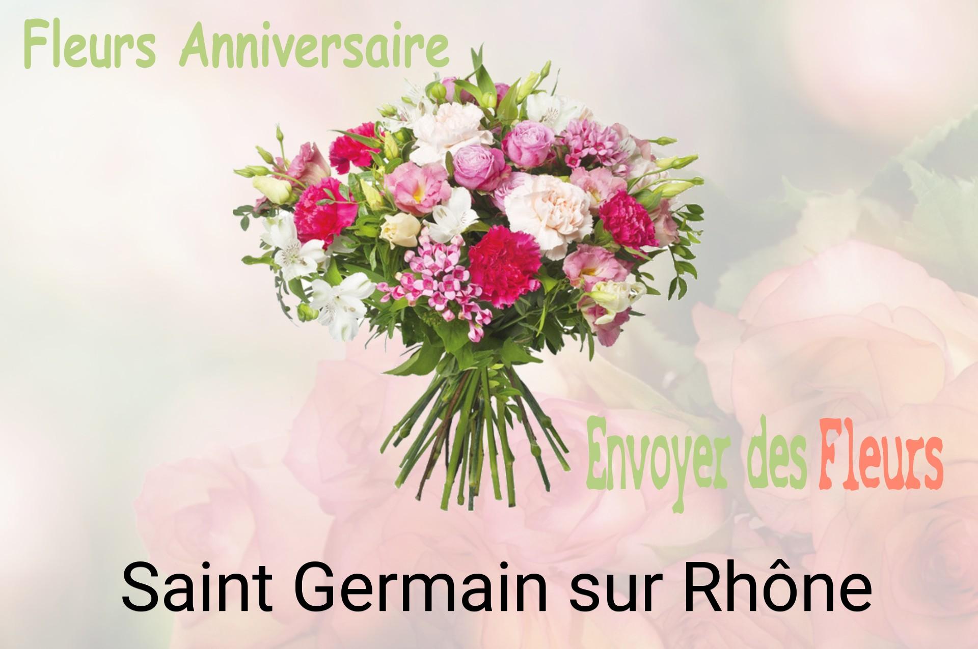 Bouquet de fleurs d’anniversaire livré à Saint-Germain-sur-Rhône