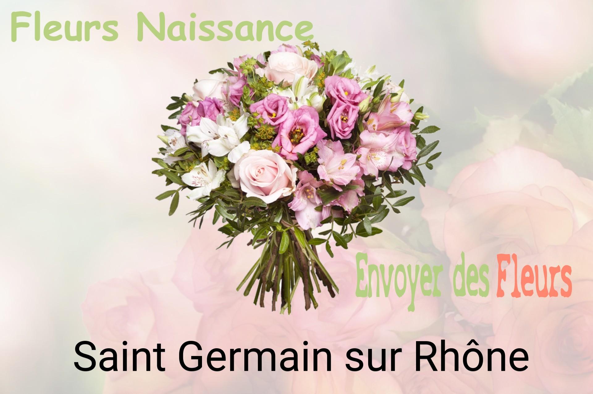 Bouquet de fleurs de naissance livré à Saint-Germain-sur-Rhône